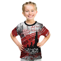 Personalized Chicago City Skyline Kid T Shirt Urban Graffiti Street Art - Second City Windy City