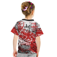 Personalized Chicago City Skyline Kid T Shirt Urban Graffiti Street Art - Second City Windy City