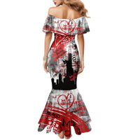 Personalized Chicago City Skyline Mermaid Dress Urban Graffiti Street Art - Second City Windy City