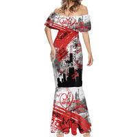 Personalized Chicago City Skyline Mermaid Dress Urban Graffiti Street Art - Second City Windy City