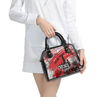 Personalized Chicago City Skyline Shoulder Handbag Urban Graffiti Street Art - Second City Windy City