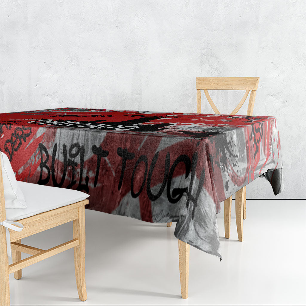 Personalized Chicago City Skyline Tablecloth Urban Graffiti Street Art - Second City Windy City