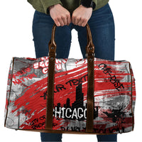 Personalized Chicago City Skyline Travel Bag Urban Graffiti Street Art - Second City Windy City