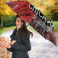 Personalized Chicago City Skyline Umbrella Urban Graffiti Street Art - Second City Windy City