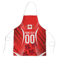 Personalized Canada Soccer Moose Goal Apron Red Maple Leaf Football Mascot