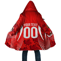 Personalized Canada Soccer Moose Goal Cloak Red Maple Leaf Football Mascot