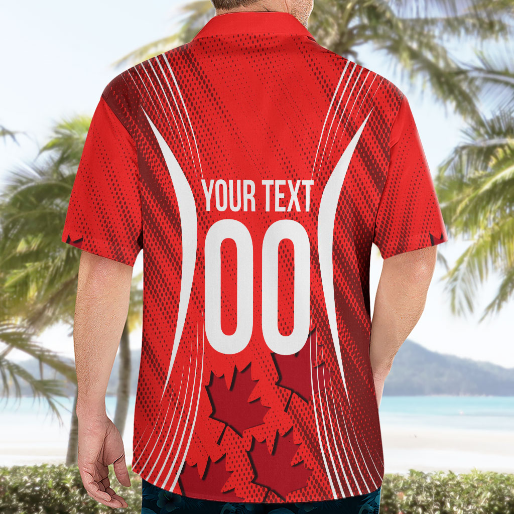 Personalized Canada Soccer Moose Goal Hawaiian Shirt Red Maple Leaf Football Mascot