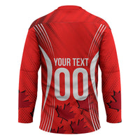 Personalized Canada Soccer Moose Goal Hockey Jersey Red Maple Leaf Football Mascot
