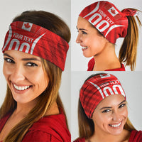 Personalized Canada Soccer Moose Goal Neck Gaiter Red Maple Leaf Football Mascot