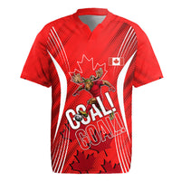 Personalized Canada Soccer Moose Goal Rugby Jersey Red Maple Leaf Football Mascot