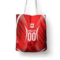 Personalized Canada Soccer Moose Goal Tote Bag Red Maple Leaf Football Mascot