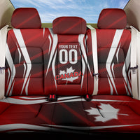 Custom Canada Soccer Player Back Car Seat Cover Go Canada Maple Leaf