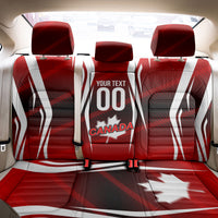 Custom Canada Soccer Player Back Car Seat Cover Go Canada Maple Leaf