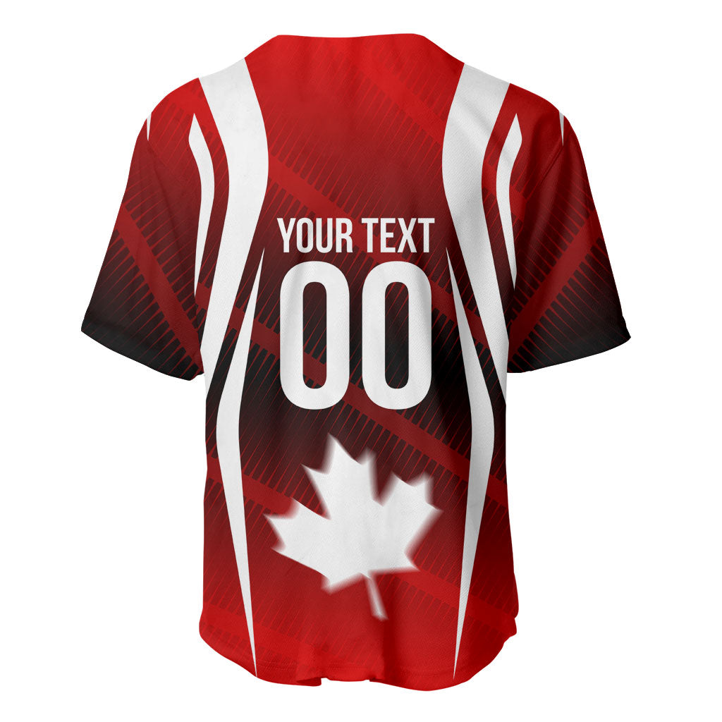 Custom Canada Soccer Player Baseball Jersey Go Canada Maple Leaf