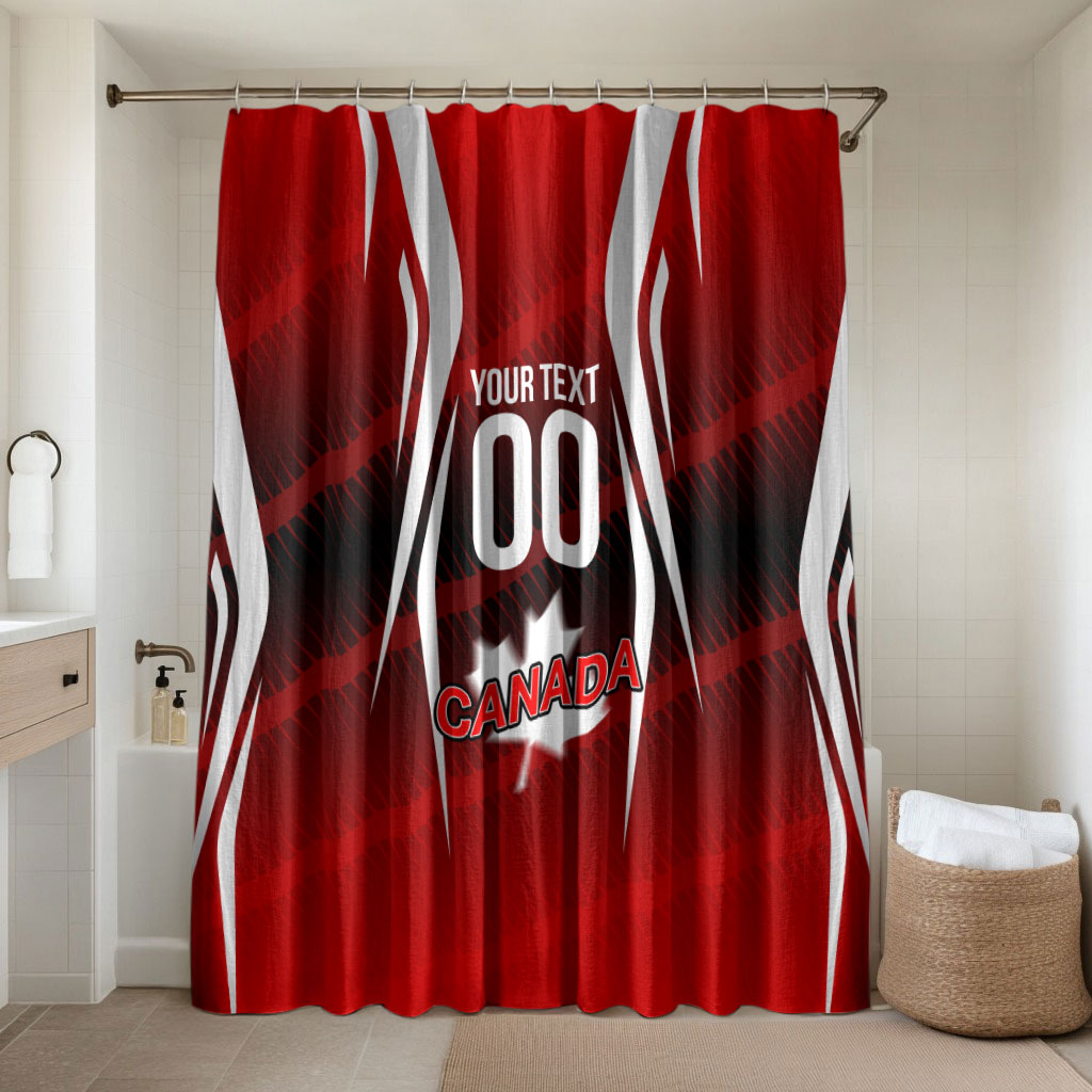 Custom Canada Soccer Player Bathroom Set Go Canada Maple Leaf