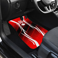 Custom Canada Soccer Player Car Mats Go Canada Maple Leaf