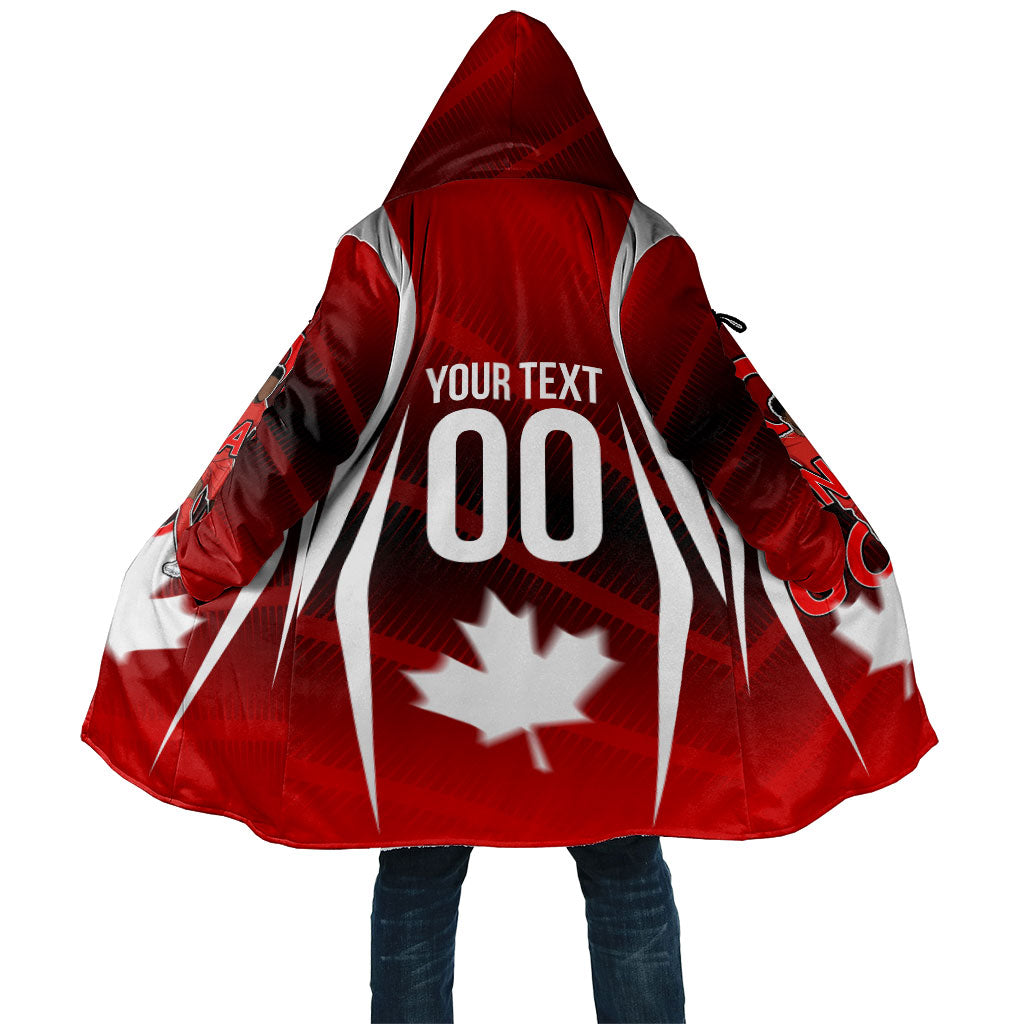 Custom Canada Soccer Player Cloak Go Canada Maple Leaf