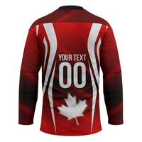 Custom Canada Soccer Player Hockey Jersey Go Canada Maple Leaf
