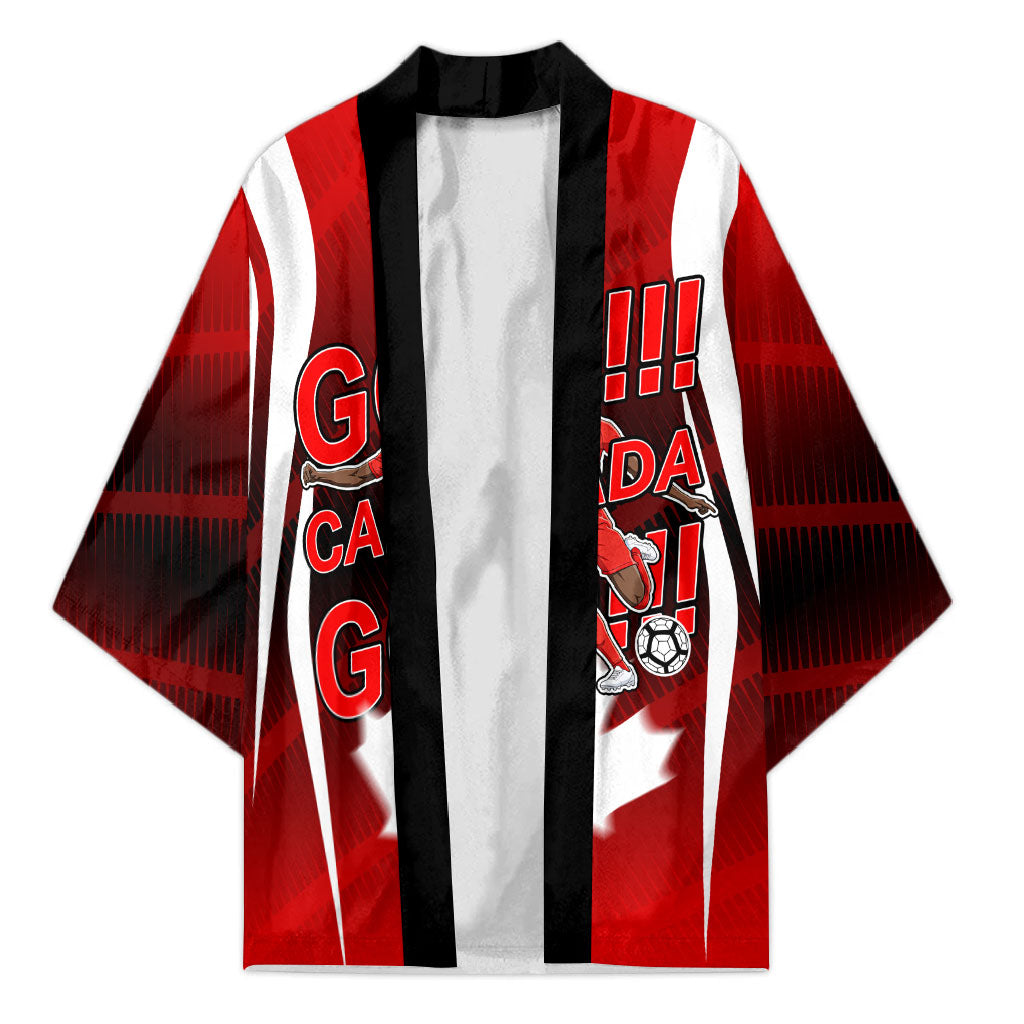 Custom Canada Soccer Player Kimono Go Canada Maple Leaf