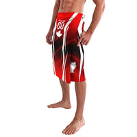 Custom Canada Soccer Player Lavalava Go Canada Maple Leaf