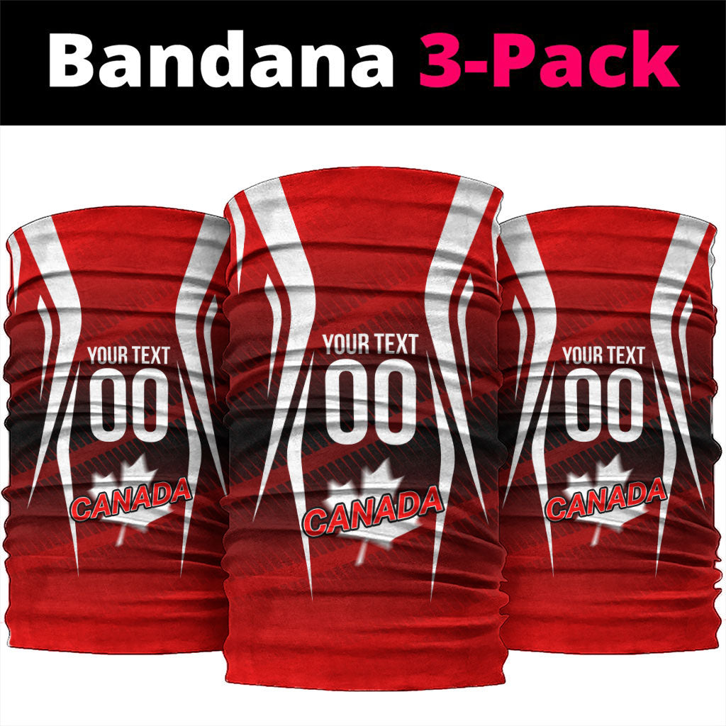 Custom Canada Soccer Player Neck Gaiter Go Canada Maple Leaf