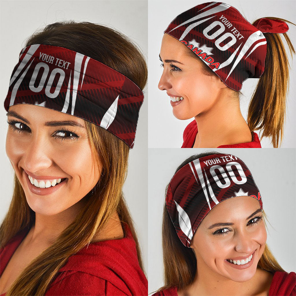 Custom Canada Soccer Player Neck Gaiter Go Canada Maple Leaf