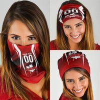 Custom Canada Soccer Player Neck Gaiter Go Canada Maple Leaf