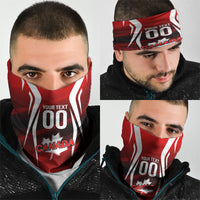 Custom Canada Soccer Player Neck Gaiter Go Canada Maple Leaf