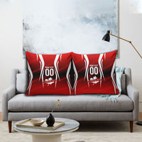 Custom Canada Soccer Player Pillow Cover Go Canada Maple Leaf