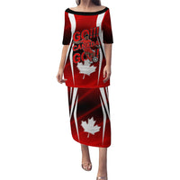 Custom Canada Soccer Player Puletasi Go Canada Maple Leaf