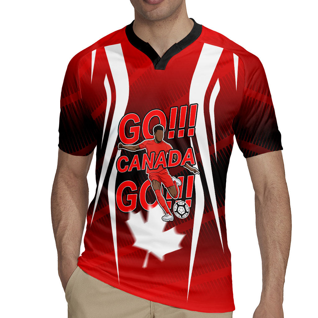 Custom Canada Soccer Player Rugby Jersey Go Canada Maple Leaf