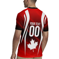 Custom Canada Soccer Player Rugby Jersey Go Canada Maple Leaf
