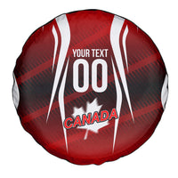 Custom Canada Soccer Player Spare Tire Cover Go Canada Maple Leaf