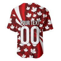 Personalized Canada Football Baseball Jersey Maple Leaf Pattern - Moose Soccer Mascot