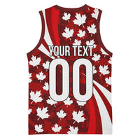 Personalized Canada Football Basketball Jersey Maple Leaf Pattern - Moose Soccer Mascot