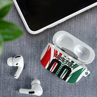 Personalized Mexico Football AirPods Case Mexican Flag Jaguar Mascot Soccer Ball