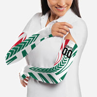 Personalized Mexico Football Arm Sleeves Mexican Flag Jaguar Mascot Soccer Ball