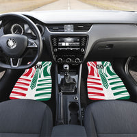 Personalized Mexico Football Car Mats Mexican Flag Jaguar Mascot Soccer Ball