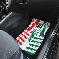 Personalized Mexico Football Car Mats Mexican Flag Jaguar Mascot Soccer Ball