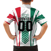 Personalized Mexico Football Hawaiian Shirt Mexican Flag Jaguar Mascot Soccer Ball