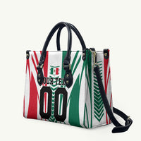 Personalized Mexico Football Leather Bag Mexican Flag Jaguar Mascot Soccer Ball