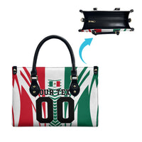 Personalized Mexico Football Leather Bag Mexican Flag Jaguar Mascot Soccer Ball