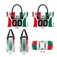 Personalized Mexico Football Leather Bag Mexican Flag Jaguar Mascot Soccer Ball