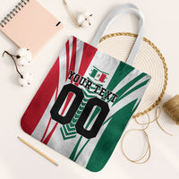 Personalized Mexico Football Tote Bag Mexican Flag Jaguar Mascot Soccer Ball