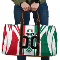Personalized Mexico Football Travel Bag Mexican Flag Jaguar Mascot Soccer Ball