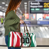 Personalized Mexico Football Travel Bag Mexican Flag Jaguar Mascot Soccer Ball