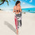 Dominica Flag Sarong Tribal Turtle Pattern Red and White with Island Stars Design - Wonder Print Shop