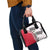 Dominica Flag Shoulder Handbag Tribal Turtle Pattern Red and White with Island Stars Design - Wonder Print Shop