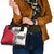 Dominica Flag Shoulder Handbag Tribal Turtle Pattern Red and White with Island Stars Design - Wonder Print Shop