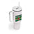 Dominica Flag Tumbler With Handle Tribal Turtle Pattern Red and White with Island Stars Design - Wonder Print Shop